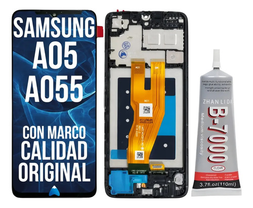Modulo Display Para Samsung A05 C/marco + Pegamento 110ml