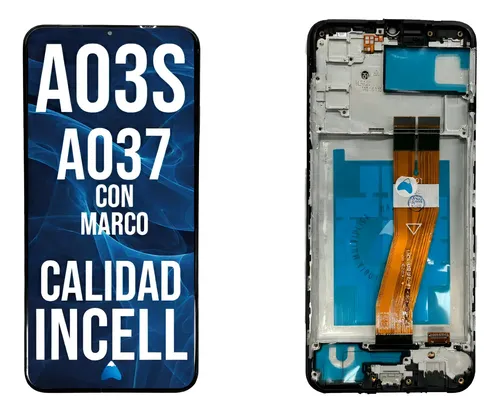 [A03S INCELL WF] Modulo Pantalla Para Samsung A03s A037 Con Marco Display