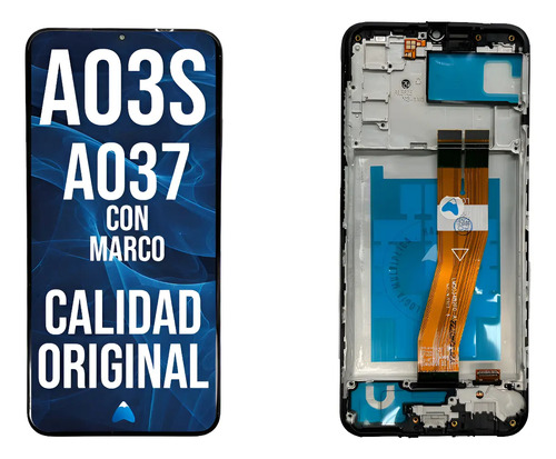 [A03S ORI WF] Modulo Pantalla Para Samsung A03s A037 Con Marco Display