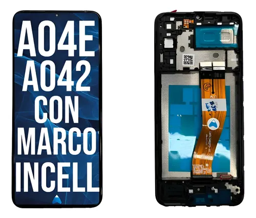 [A04E INCELL WF] Módulo Pantalla Samsung A04e A042 Con Marco Incell