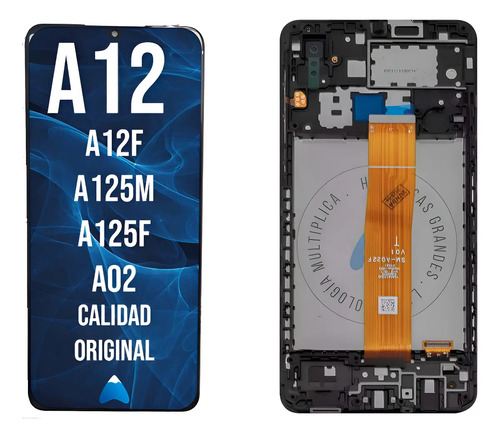 [A12 WF] Modulo Pantalla Display Para Samsung A12 A125 Oled Con Marco
