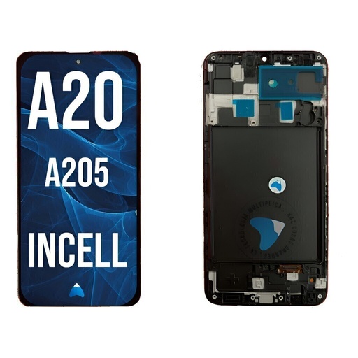 [A20 INCELL WF] Modulo Compatible Con Samsung A20 Con Marco Incell