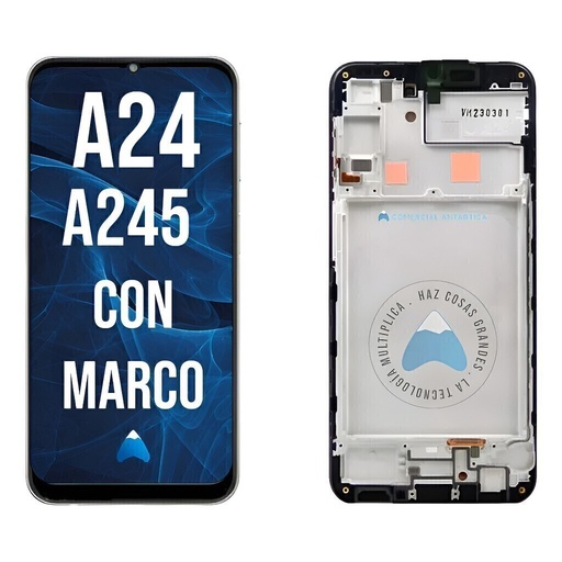 [A24 WF] Modulo Compatible Samsung A24 4g Con Marco. Calidad Oled