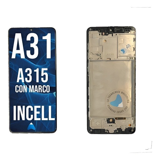 [A31 INCELL WF] Modulo Display Touch Para Samsung A31 A315 Incell Con Marco