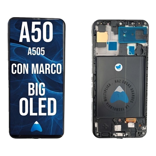 [A50 OLED W/FRAME] Pantalla Modulo Display Para Samsung A50 A50s Oled C/marco