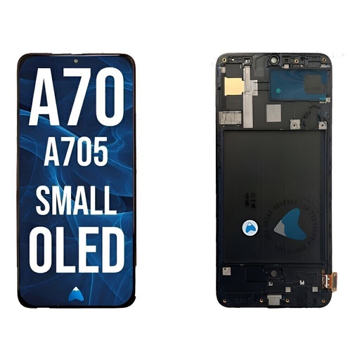 [A70 OLED W/F MARCO] Modulo Pantalla Para Samsung A70 A705 Con Marco Oled