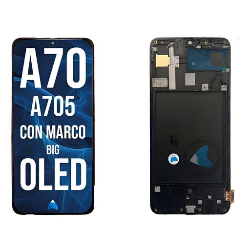 [A70 WF BIG] Modulo Display Pantalla Para Samsung A70 A705 Oled Con Marco