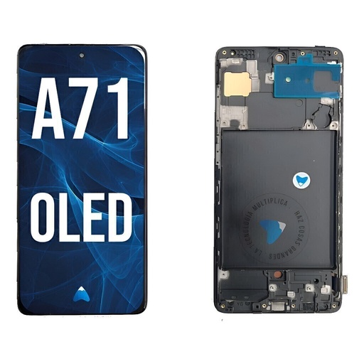 [A71 OLED WF] Modulo Compatible Samsung A71 Oled Con Marco Display Touch