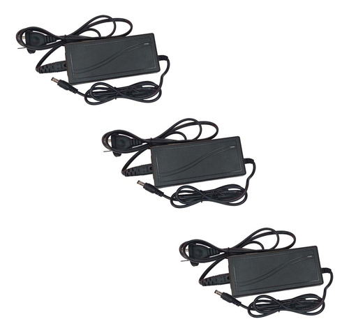 [F6A X3] Fuente Switching 220v A 12v 6a Transf Tira-led Cctv Pack X3