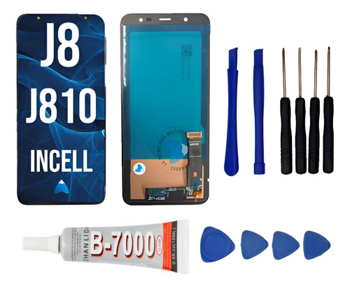 [J8-B-700-TOOL] Modulo J8 2018 Compatible Samsung J810 Incell + Pegamento