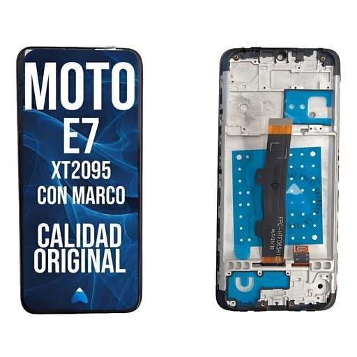 [MOTO E7 ORI WF] Modulo Motorola Moto E7 Xt2095 Con Marco 100% Original