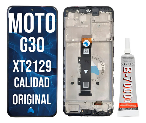 [MOTO G30 ORIG WF // B-700] Modulo Pantalla Compatible Para Moto G30 Xt2129 Oled C/marco