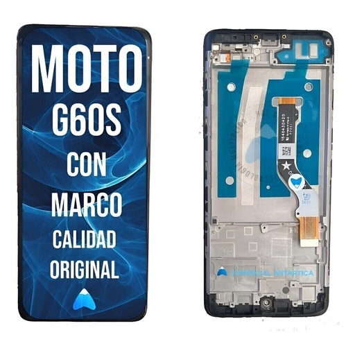 [MOTO G60S WF] Modulo Compatible Motorola G60s Xt2133 Con Marco