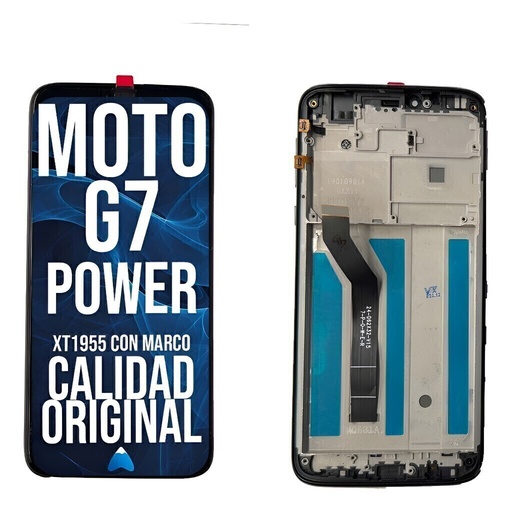 [MOTO G7 POWER WF] Modulo Pantalla Para Moto G7 Power Xt1955 Con Marco Oled