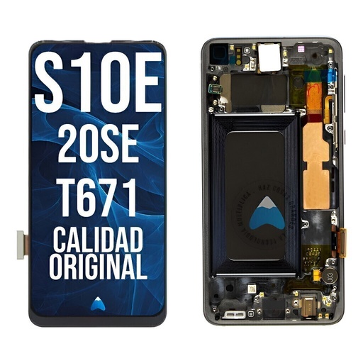 [S10E WF] Modulo Pantalla Display Para Samsung S10e Oled Con Marco