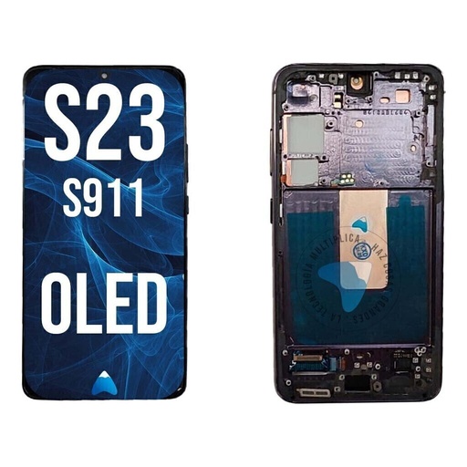 [S23 ORI WF] Modulo Display Compatible Samsung S23 S911 Con Marco Oled