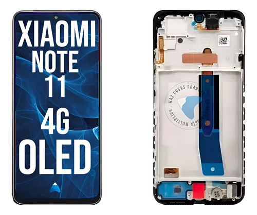 [Xiaomi Note 11 4g WF] Modulo Compatible Xiaomi Redmi Note 11 Oled Con Marco