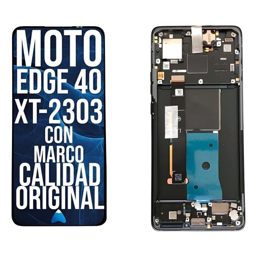 [MOTO EDGE 40 XT2303 WF] Modulo Para Motorola Moto Edge 40 Xt2303 Con Marco Original
