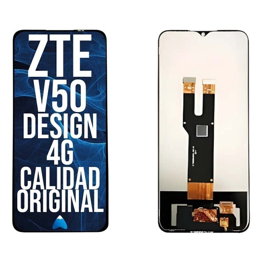 [ZTE V50 DESING 4G] Modulo Display Tactil Lcd Para Zte V50 Design 4g Color Negro