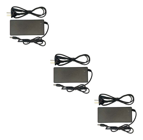 [FA7 X3] Fuente Switching 12v 7a Amp Camara Dvr Cctv Tira Led Pack X3