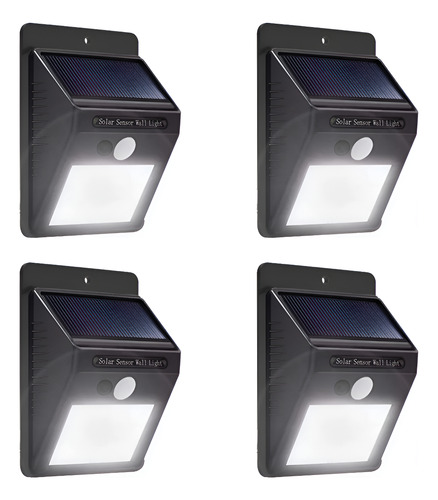 [TH-36 x4] Panel Reflector Solar 20 Led Sensor Movimiento Ip65