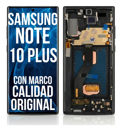 [Smsng Note 10 Plus WF] Modulo Para Samsung Note 10 Plus Calidad Oled Con Marco Negro