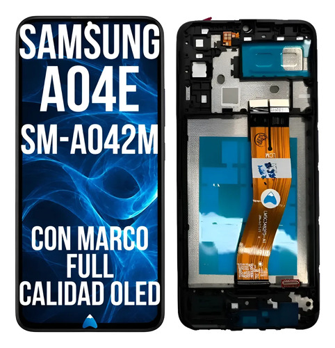 [A04E WF FULL] Modulo Pantalla Para Samsung A04e Con Marco Calidad Original Negro